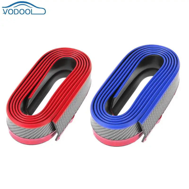 2 5m Universal Auto Car Front Bumper Strip Automobile Bumper Lip Splitter font b Exterior b