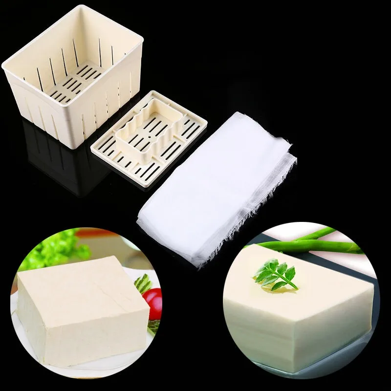 1 Set DIY Plastic Tofu Press Mold Homemade Cheese Maker Pressing Mould