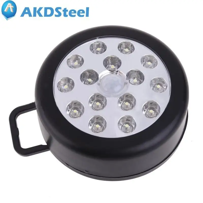 

AKDSteel 15 LED Motion Sensor Light Super Bright Advanced PIR Sensor 12W Wireless Portable Night Lamp High Quality Modern zk40