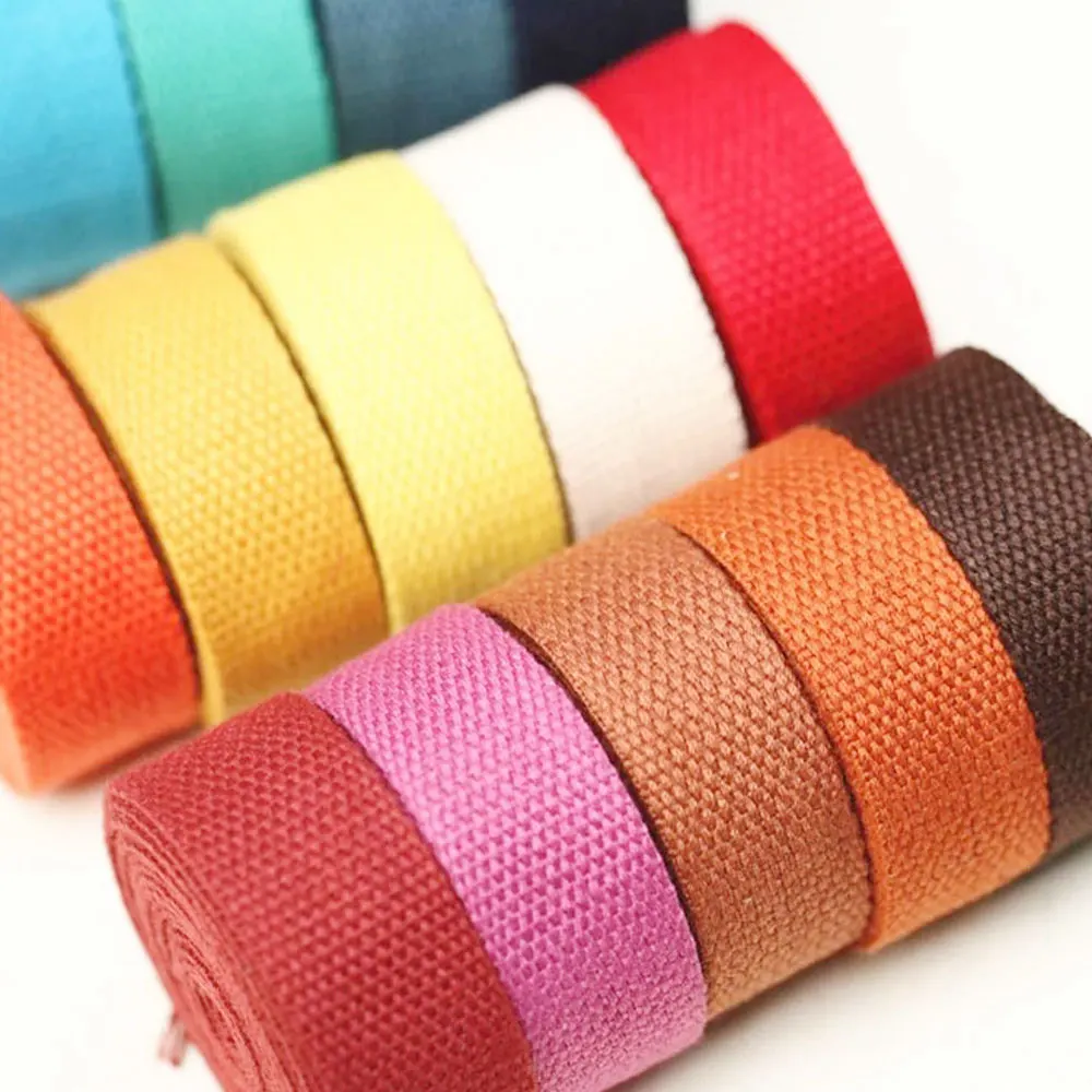 32 mm 10 yards thick knitted ribbons belt canvas bag webbing bag