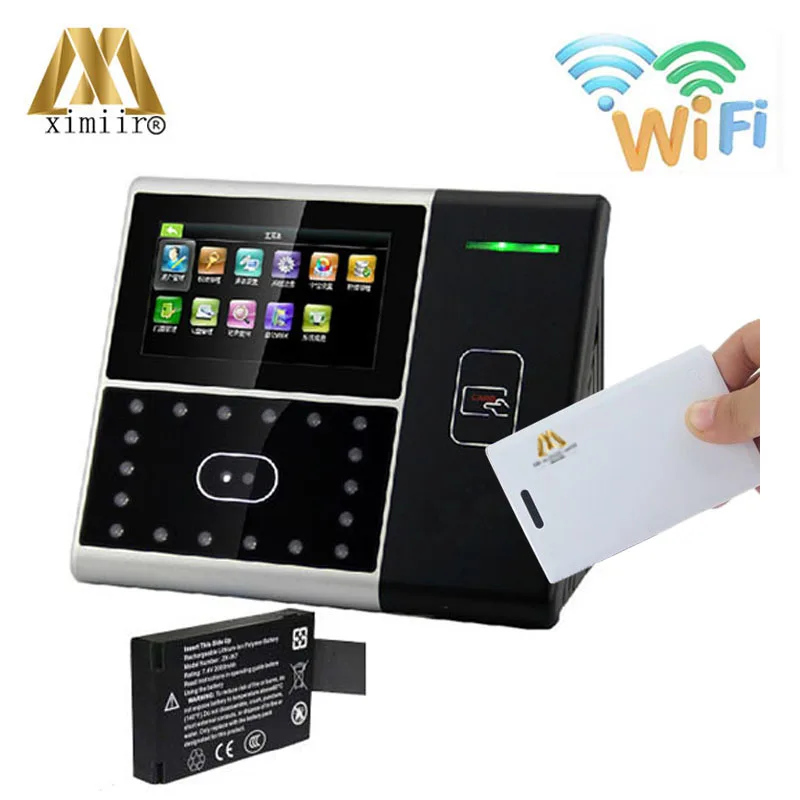 

Backup battery wifi IC card face attendance and access control Iface301 linux system face time recording time attendance machine