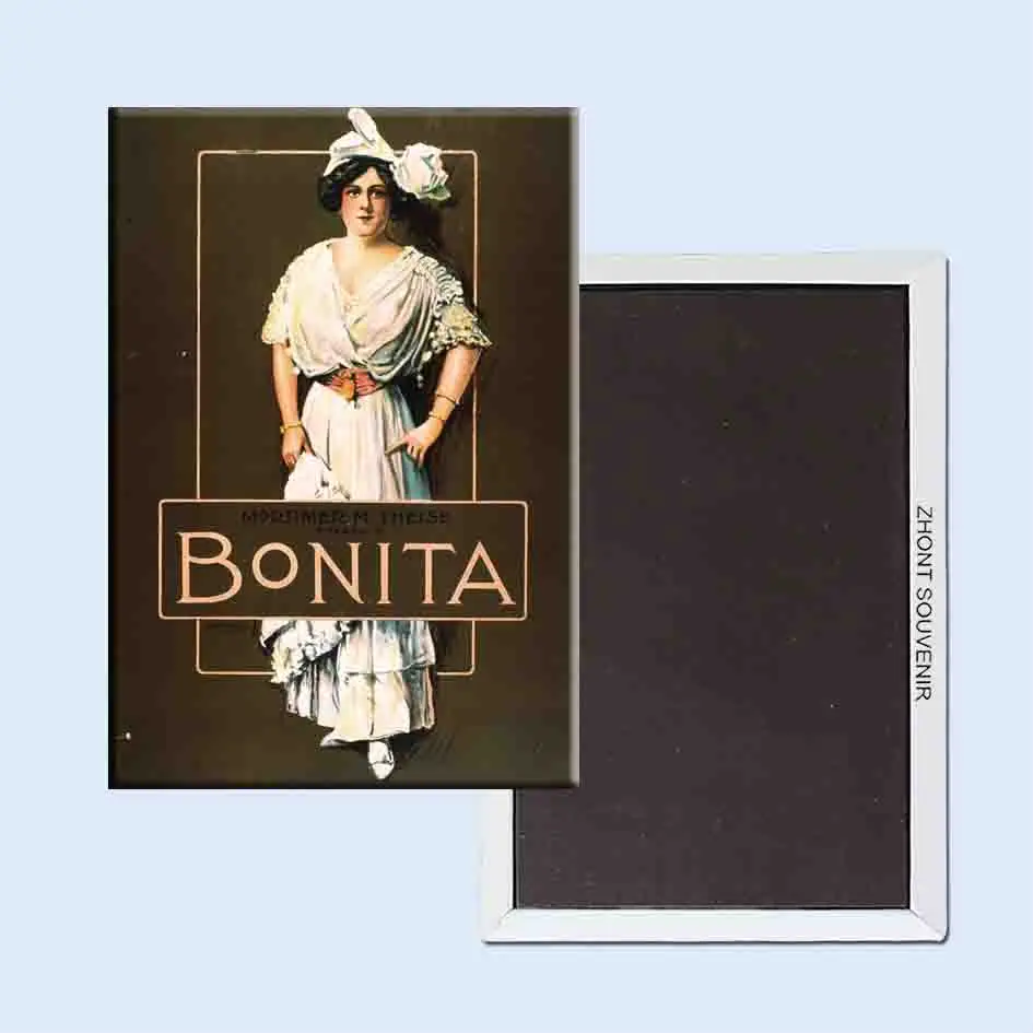 

Bonita The Otis Lithograph Co 24127 Retro nostalgic fridge magnets