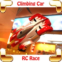 Cool Gift 1/24 RC Wall Climbing Car Remote Control Wall Sticker Toy Electric Climber Vehicle Stunt Zero Gravity Children Favour