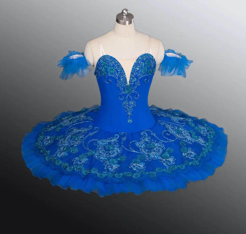 Fast Shipping Vintage Adult Ballet Tutus Professional Tutu Blue Bird