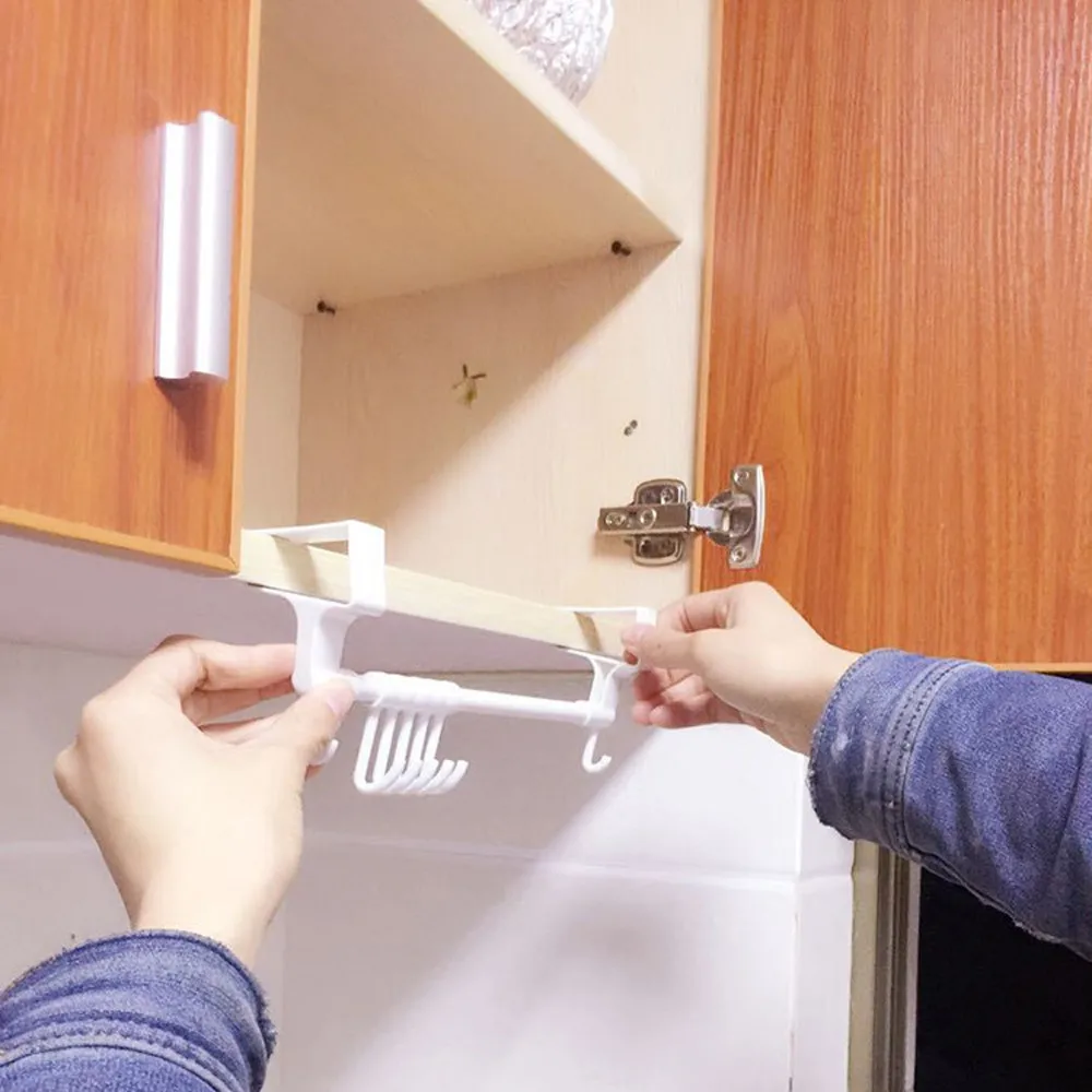 Кухонная стойка для ванной комнаты держатель туалетной бумаги пластиковое полотенце стойка для лица подвесная дверная вешалка мозаичный шкаф вешалка для полотенец Крючки для подвешивания