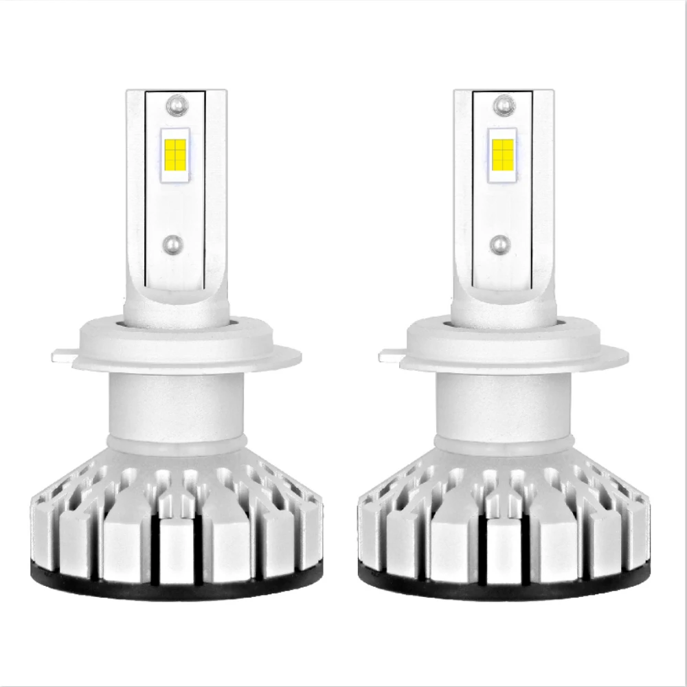 

2 X H7 R8 LED Headlight Bulb 40W 4000LM 9V-36V Waterproof IP68 6000K Cold White 200m Light Range 360 Degree Beam for Car Truck