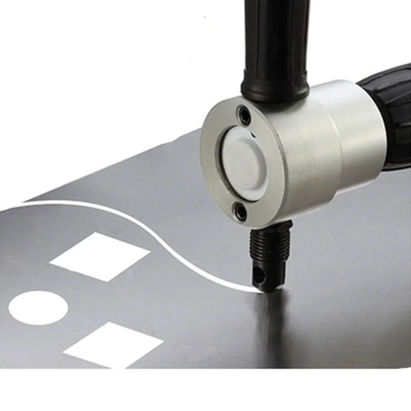 

160A Nibble Metal Cutting Double Head Sheet Nibbler Saw Cutter Drill Attachment Free Cutting power tools