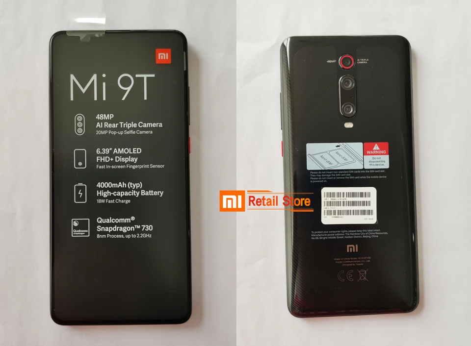 Глобальная версия Xiaomi mi 9T 9 t Red mi K20 6GB 128GB Snapdragon 730 смартфон 48MP камера всплывающая фронтальная камера 6,3" полный экран NFC 4000mah