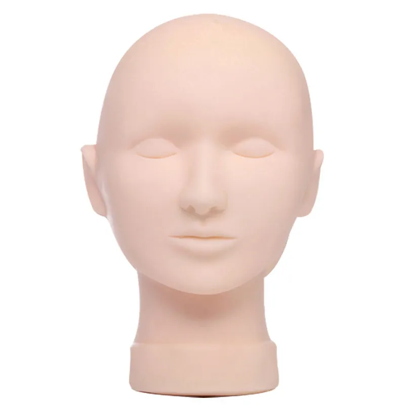

NEW Training Mannequin Flat Head Practice Makeup Model Eyelash Extensions
