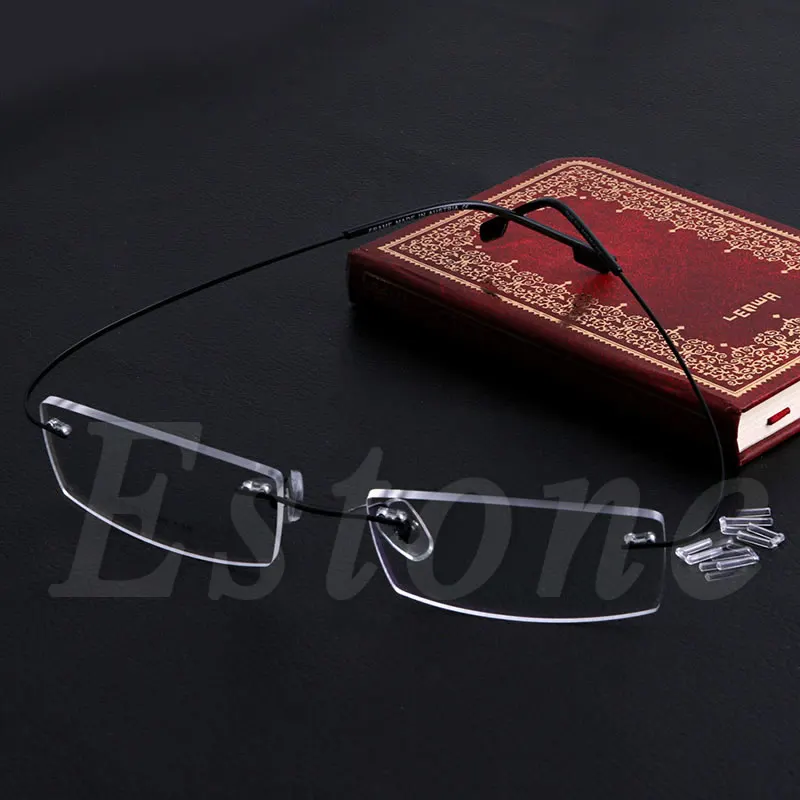 

Fashion Metal Rimless Eye Glasses Eyeglasses Frame Spectacle Frames