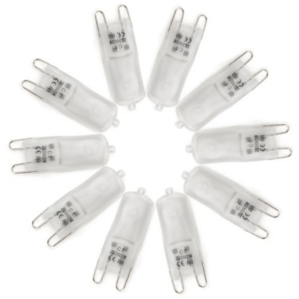 

10 G9 Halogen Capsule Light Bulb Lamp 25W 25 Watt 2800k