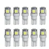 10 PCS T10 LED W5W 5050 5SMD Led Car Interior Light License Plate Bulb Turn Lamps 5w5 t10 White Red Yellow Green Pink Blue 12V ► Photo 2/6