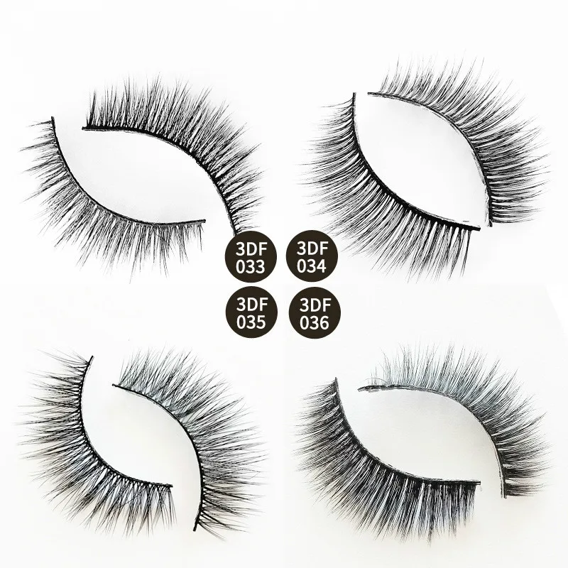 Koop 1 paar 3D Mink wimpers Luxe handgemaakte Mink Lashes natuurlijke lange Wimpers Cross Dikke Krul valse wimpers 0.5 cm 1.5 cm