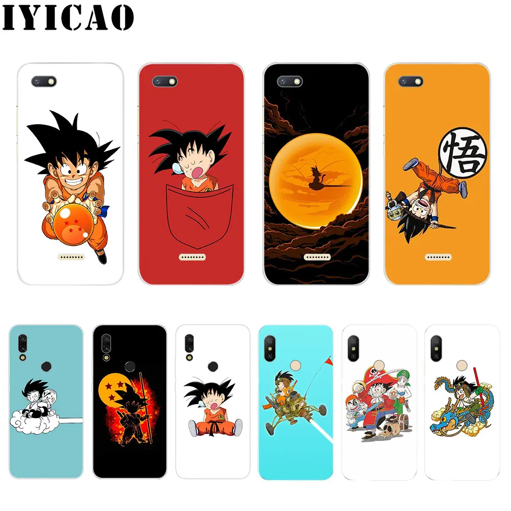 IYICAO Anime goku Hard Case for Xiaomi Mi 5 5S 6 8 9 Lite SE A1 A2 F1 Mix 2S MAX 3 Phone | Мобильные телефоны и