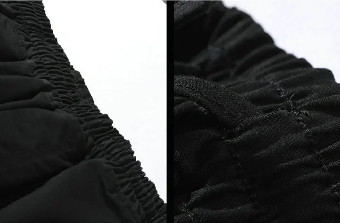 Уличная Брюки мужские черные тонкие мужские штаны для бега с боковыми карманами хлопковые мужские брюки мужские черные повседневные штаны в стиле хип-хоп