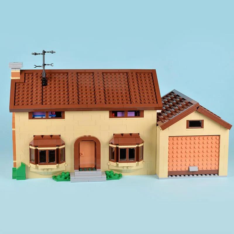 Lepin-16005-The-Simpsons-Bart-Homer-Lepin-16004-the-Kwik-E-Mart-Building-Block-Bricks-Compatible