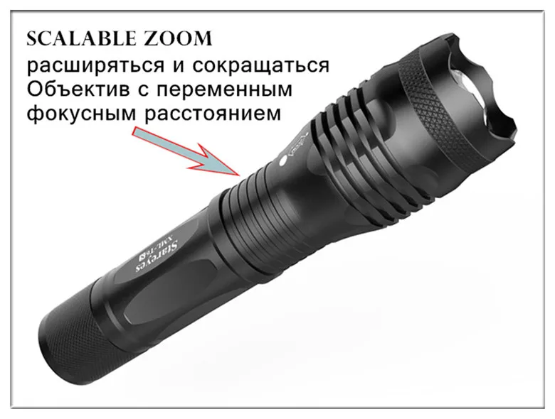 Оптовая продажа 40 шт. последние супер яркий CREE XML-T6S 4000LM светодиодный фонарик Масштабируемые фонарик 18650 Перезаряжаемые батареи Зарядное