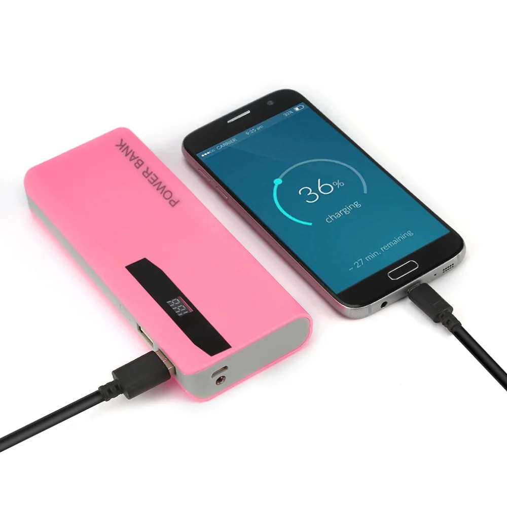 Portable Power Bank Case Large Capacity External Power Bank Battery Charger Suitable For Android For IOS ,Not include Battery Portable Power Bank Case Large Capacity External Power Bank Battery Charger Suitable For Android For IOS ,Not include Battery