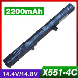 2200 mah батарея ноутбука для Asus A31N1319 X551M A41N1308 A31LJ91 X451CA X451 X551 X451C 0B110-00250100 X451M X551C X551CA