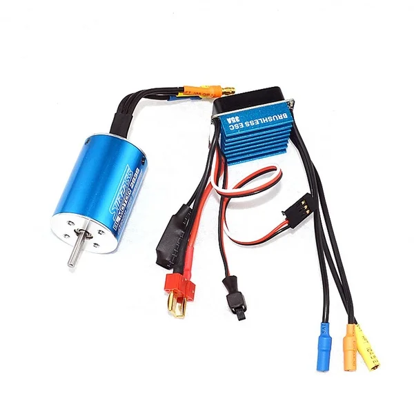 Топ предложения 3670 2150KV бесщеточный двигатель + бесчувственный 120A ESC (3670 120A)|Мотор| |