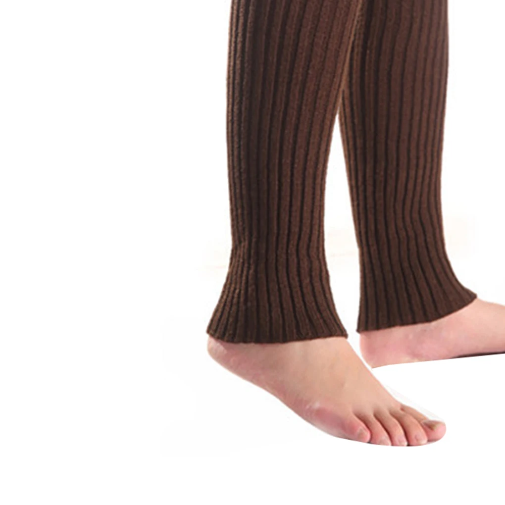 1 пара, женские зимние вязаный манжет для ботинок, вязаные носки, гетры, модные однотонные гетры