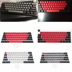 61 Ключи сбоку с GH60 толстые PBT набор клавишных колпачков с Съемник Для MX механический переключатель клавиатуры покер 3 цвета # c26