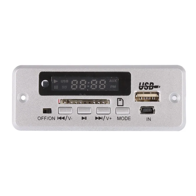 Полезный беспроводной MP3-плеер декодер доска аудио модуль USB TF радио для автомобиля красный цифровой светодиодный с пультом дистанционного управления