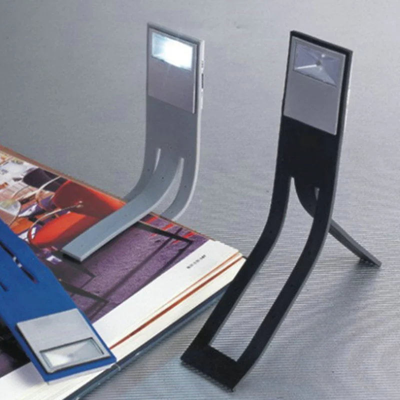  New Portable Clip-on led book light led reading book nightlight novelty ebook lamp white black blue - 32796151617