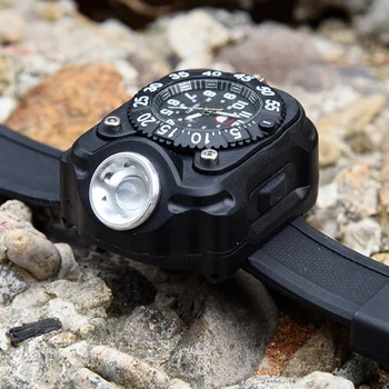 

Multifunction Wrist Watch Lamp Wrist Led Flashlight Usb Rechargeable Night Running Watch Light