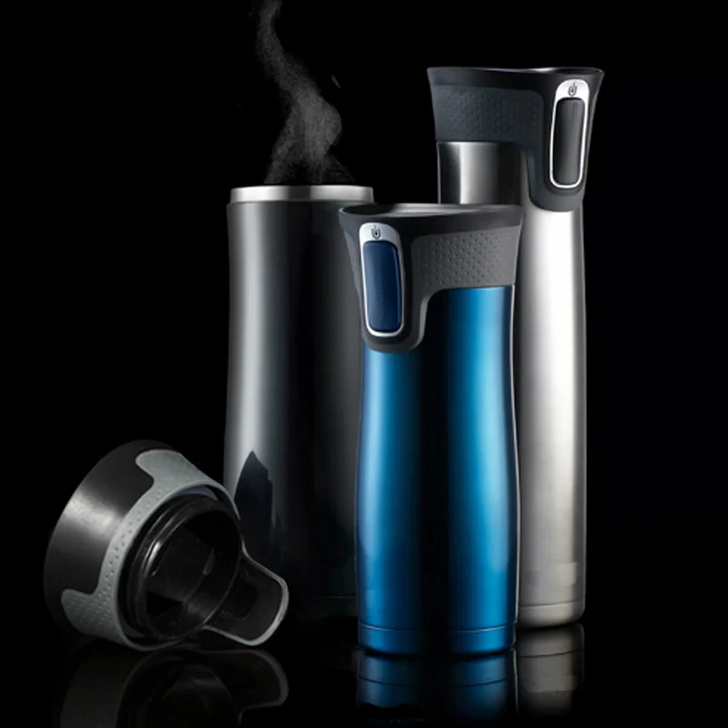 Thermos Travel Mug Thermo Coffee Stainless Steel Vacuum Cup Insulated