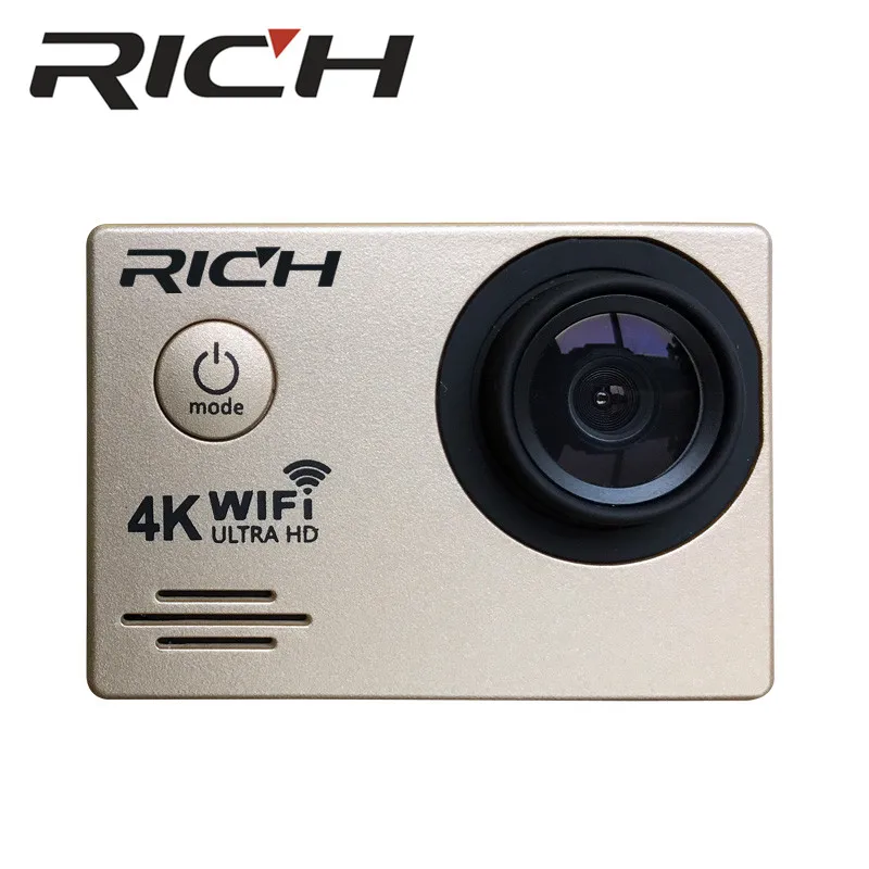 RICH J550R Спортивная камера s 4K 2 7 K 1080P Экшн 16MP WiFi 30M Водонепроницаемая 2.0LCD Full HD DVR 170