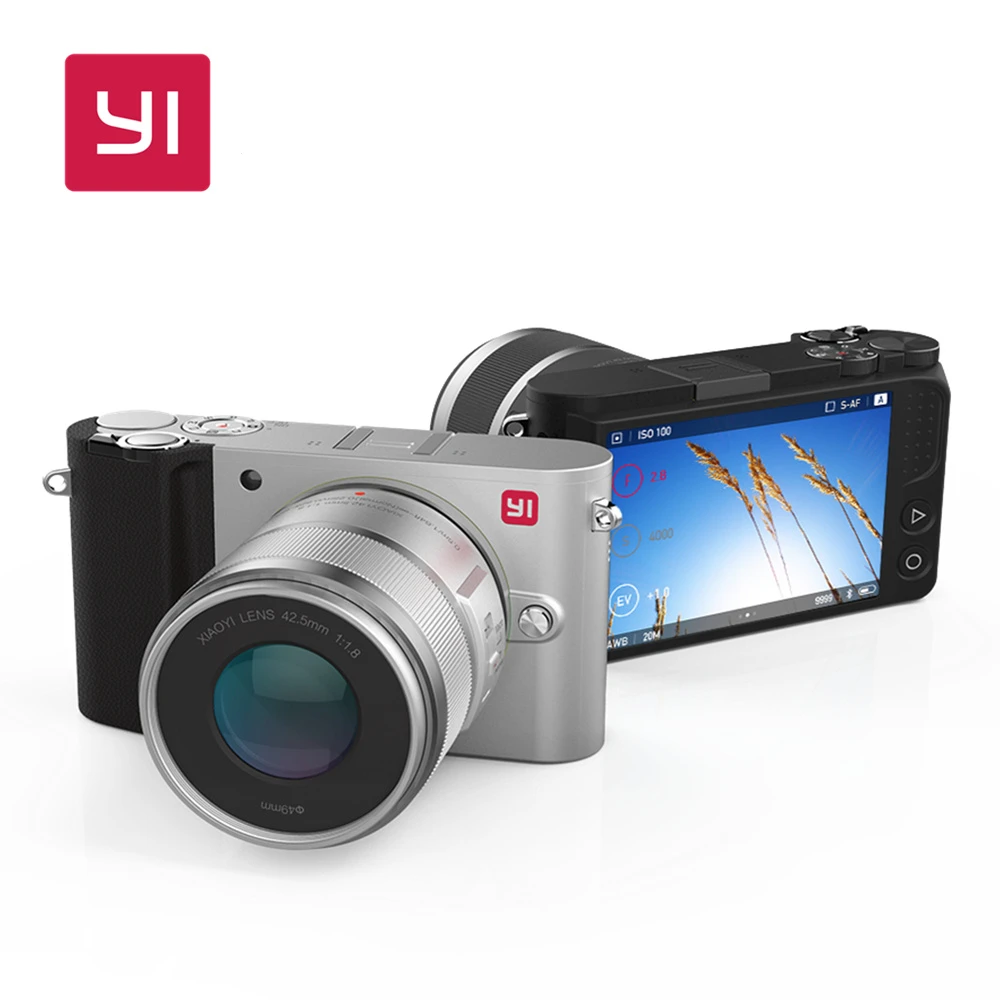 

YI M1 Mirrorless Digital Camera 4k/30fps 3.0" LCD 20MP Video Recorder WIFI BT 81 AF Points 720RGB H.264 International Edition