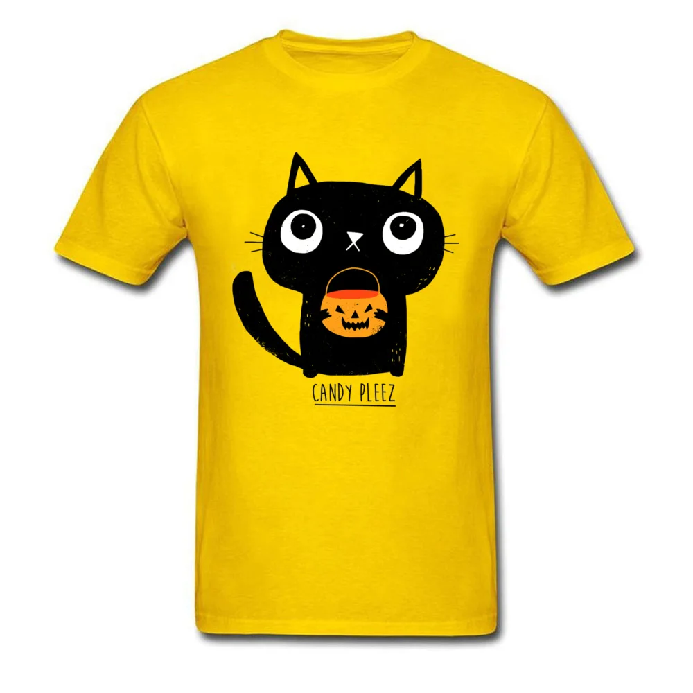 candy pleez 6818 All Cotton Summer Tops Shirts Oversized Short Sleeve Men Top T-shirts Printed Autumn Tee-Shirt O-Neck candy pleez 6818 yellow