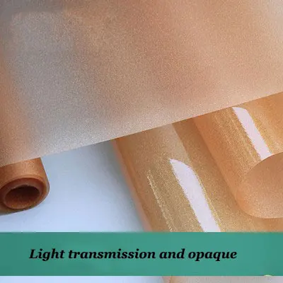 Наклейка матовое стекло No Glue Gold цветная пленка для окна PVC тонированное покрытие
