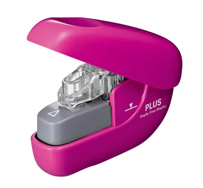 No Staple Stapling Machine Mini Cute Book Stapleless Stapler Paper Stapling Stapler Without Staple Stapler - Цвет: E