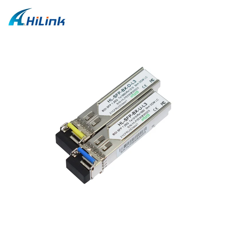 Free Shipping! 3 pairs Single Fiber SFP Transceiver 1.25G 3KM WDM SFP