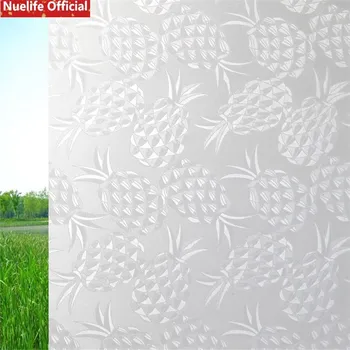 

Pineapple pattern glass film living room bedroom bathroom kitchen office children's room sliding door window opaque film