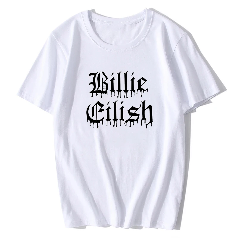 

Billie Eilish Fan Eye T-Shirt Gifts Fashion 100% Cotton Good Quality Brand Cotton Shirt Harajuku Streetwear Style Cool Shirts