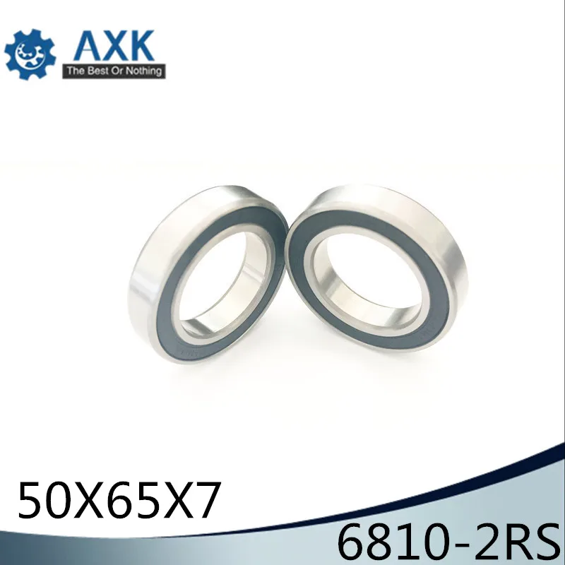 

6810 RS 2RS Bearing ABEC-1 (10PCS) 50x65x7 mm Metric Thin Section 6810 2RS Deep Groove Ball Bearings