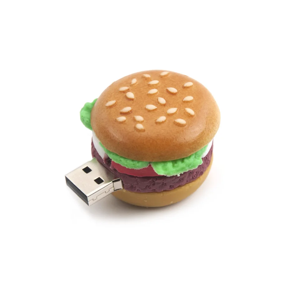 Флеш-накопитель 128 ГБ, 4 ГБ 8 ГБ 16 ГБ 32 ГБ 64 Гб usb в форме картофеля фри, пиццы, суши, гамбургера USB флеш-накопитель usb 2,0 флеш-накопитель флешка