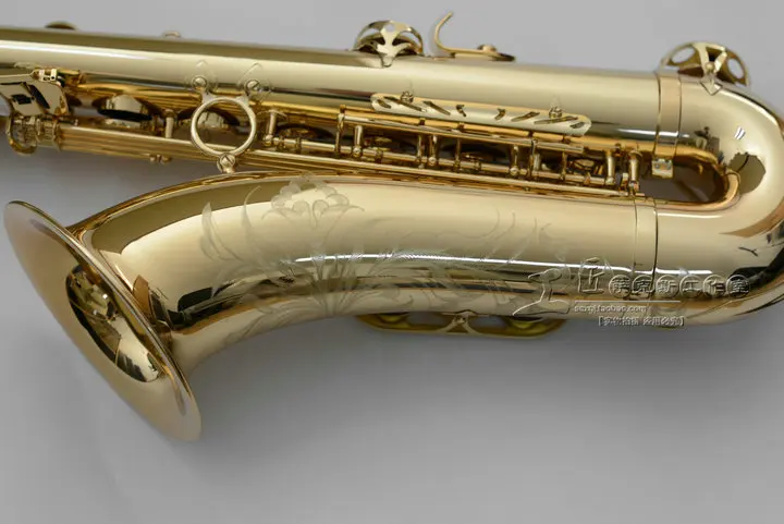

Saxophone Tenor R54 Musical Instruments Professional Tenor Sax Gold Lacquer Mouthpiece Reeds Neck