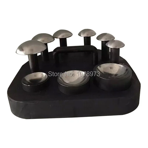 

High Quality Jewelry Making Tools Large Doming Block Dapping Punch Set 6pcs