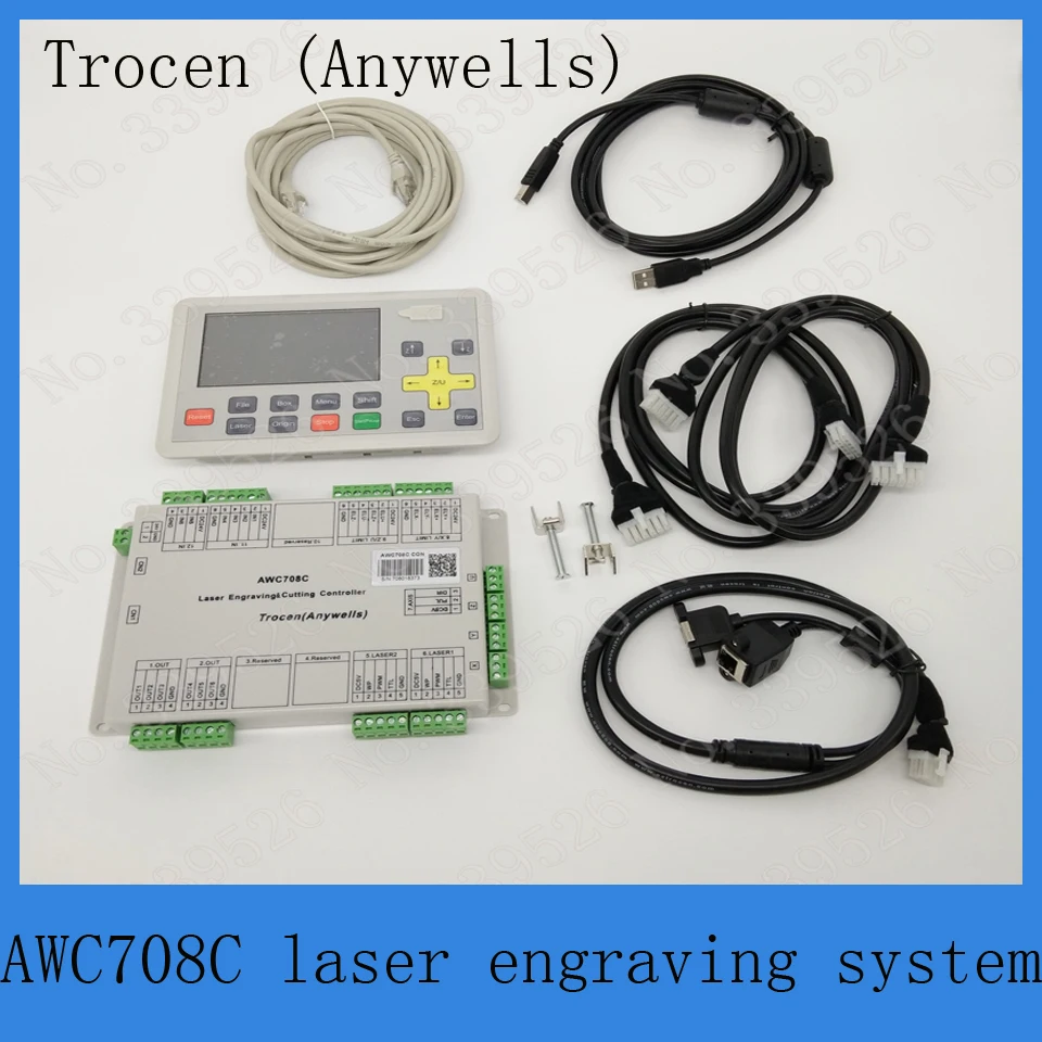 Trocen Anywells AWC708C LITE Co2 лазерный контроллер система для лазерной резки гравер Замена