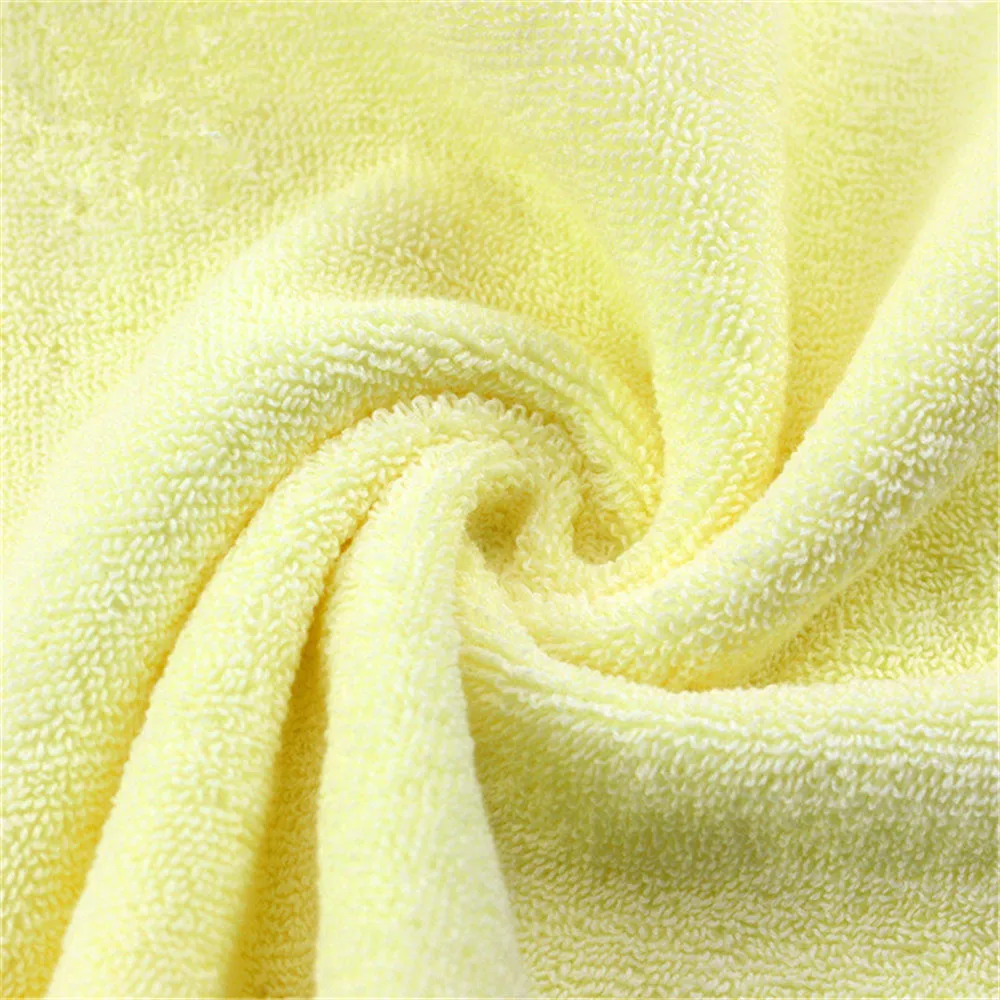 1 шт полотенце для лица Новое поступление супер мягкий хлопковый хорошо впитывающий махровое полотенце s Желтый цвет полотенце для посуды рождественские подарки