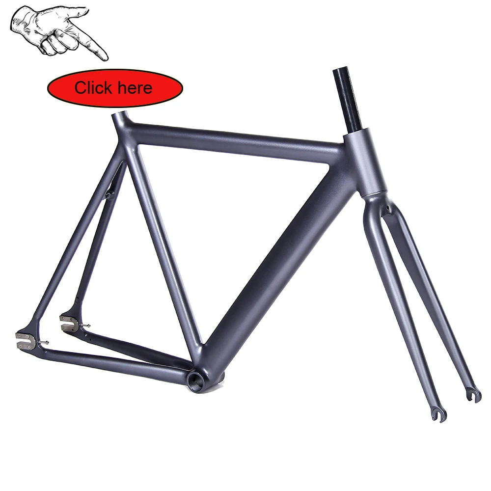 Perfect Fixed Gear Bike 54cm 58cm frame  single speed bike  frame  Aluminum alloy Track Bicycle 700C wheel DIY color 18