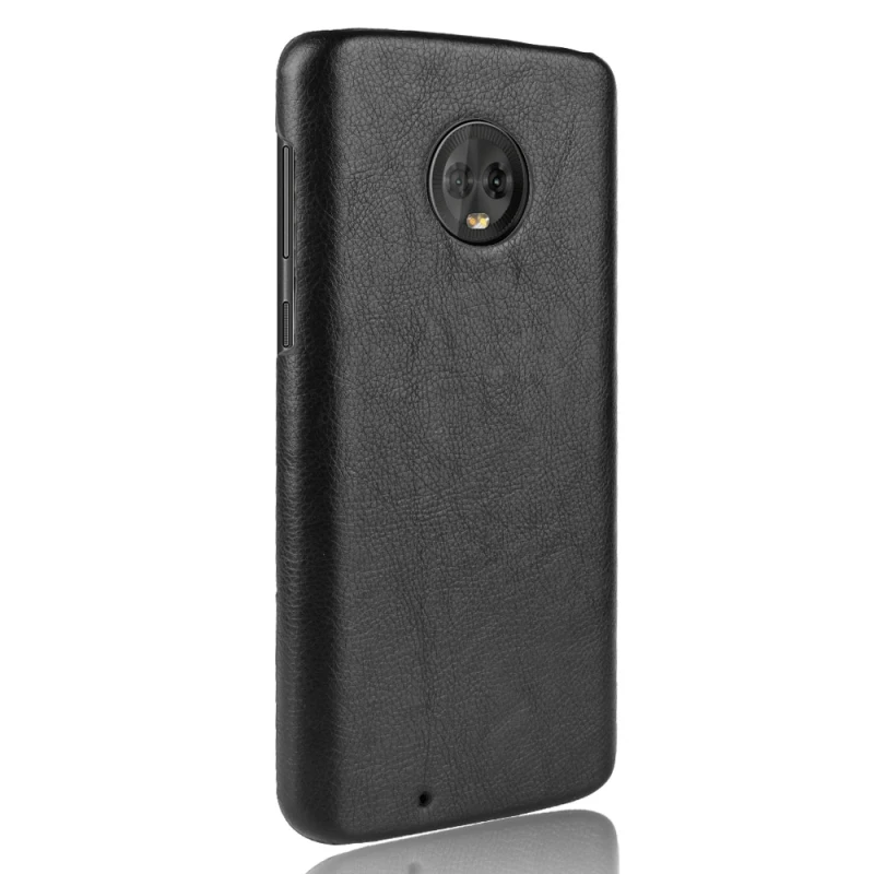 MOTO G6 G6Plus Litchi pattern PU leather+PC hard case_3