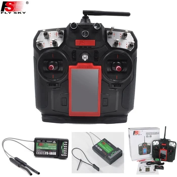 

Original Flysky FS-I8 With IA10B / IA6B Receiver RC Remote Conroller 2.4G For RC Drone Quadecopter