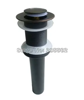 

Black Oil Rubbed Brass Pop UP Bathroom Basin Sink Drain Without Overflow Csd017