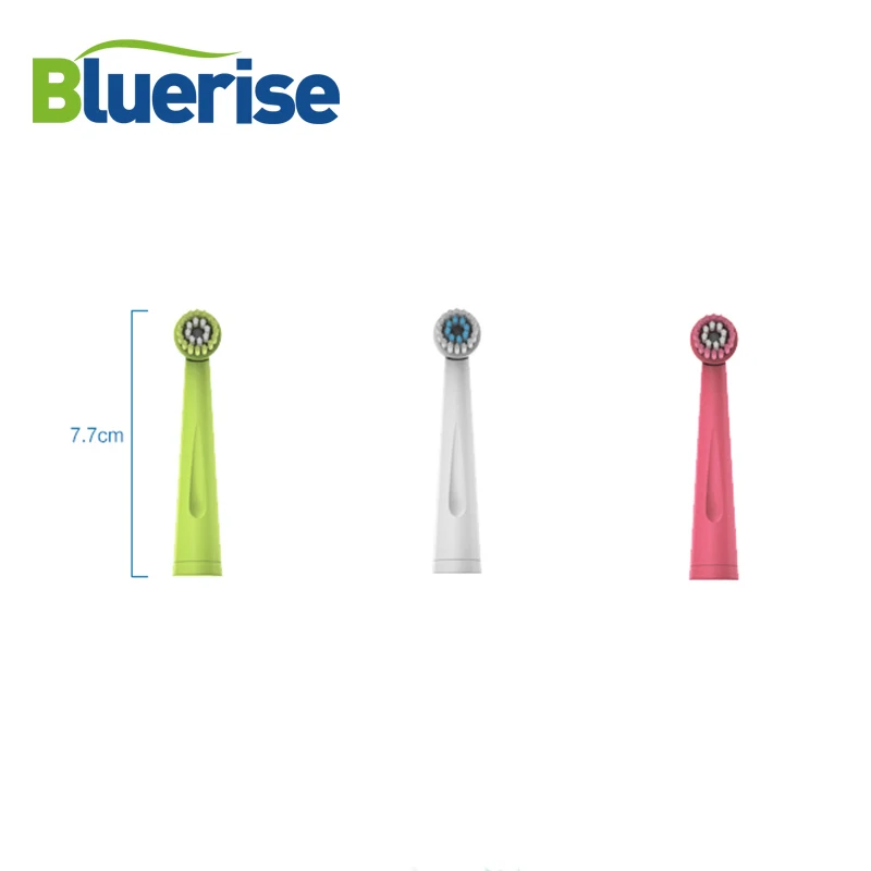

BLUERISE Toothbrush Heads Replacement For Rotating Electric Tooth Brush Genuine DuPonto bristles Oral toothbrush filament 3Color