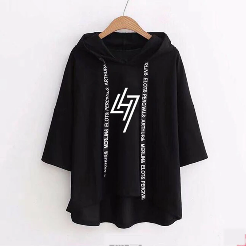 Ulzzang корейские рубашки хип хоп Kpop EXO футболка Kar Sehun Xiumin Baekhyun Terra наклейка женская